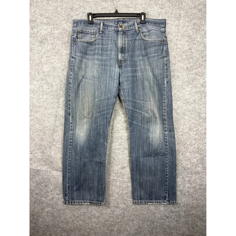 Levis 569 Loose‎ Straight Jeans Mens 36x30 Blue Denim Medium Wash 00569-0201